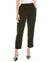 Eileen Fisher High Waist Wide Ankle Pants In Black