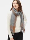 Eileen Fisher Soft Wool Scarf In Gray
