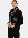 Eileen Fisher Soft Wool Scarf In Black