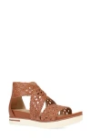 Eileen Fisher Sporty Woven Crisscross Wedge Sandals