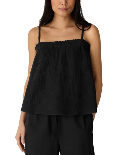 Eileen Fisher Square Neck Camisole In Black