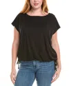 Eileen Fisher Square Neck Top In Black