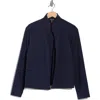 Eileen Fisher Stand Collar Jacket In Black