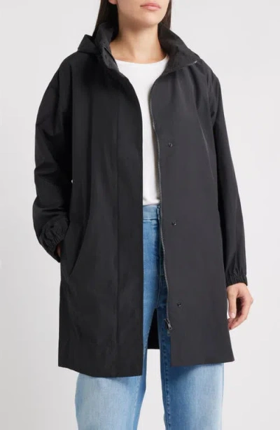 Eileen Fisher Stand Collar Jacket In Black
