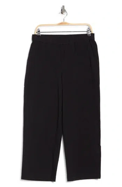 Eileen Fisher Straight Leg Cropped Pants In Black