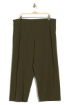 Eileen Fisher Straight Leg Cropped Pants In Green