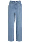 Eileen Fisher Straight-leg Jeans In Blue