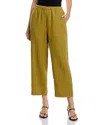 Eileen Fisher Straight Leg Linen Pull On Pants In Corin