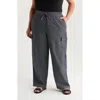 Eileen Fisher Straight Leg Organic Cotton Cargo Pants