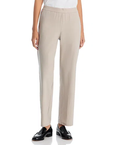 Eileen Fisher Straight Leg Pants In Neutral