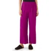 Eileen Fisher Organic Linen Crop Wide Leg Pants