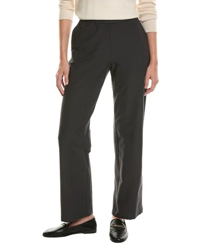 Eileen Fisher Straight Pant In Black
