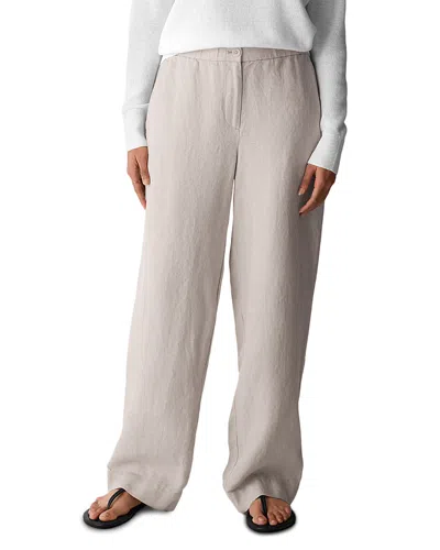 Eileen Fisher Straight Trousers In White