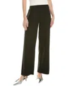 Eileen Fisher Straight Wool Pant In Black