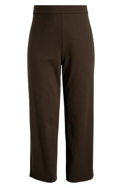 Eileen Fisher Stretch Ankle Straight Leg Pants In Wren