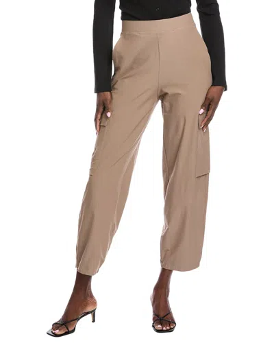 Eileen Fisher Stretch Cargo Pant In Brown
