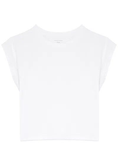 Eileen Fisher Stretch-cotton T-shirt In White