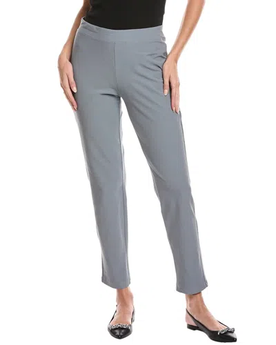 Eileen Fisher Stretch Crepe Pant In Gray