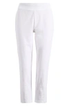 Eileen Fisher Stretch Crepe Slim Ankle Pants In White