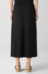 Eileen Fisher Stretch Jersey A-line Skirt In Black