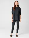 Eileen Fisher Stretch Jersey Knit Leggings In Gray