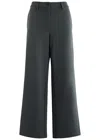 Eileen Fisher Stretch-jersey Trousers In Grey