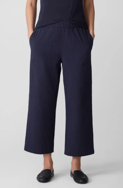 EILEEN FISHER EILEEN FISHER STRETCH ORGANIC COTTON CROP PANTS