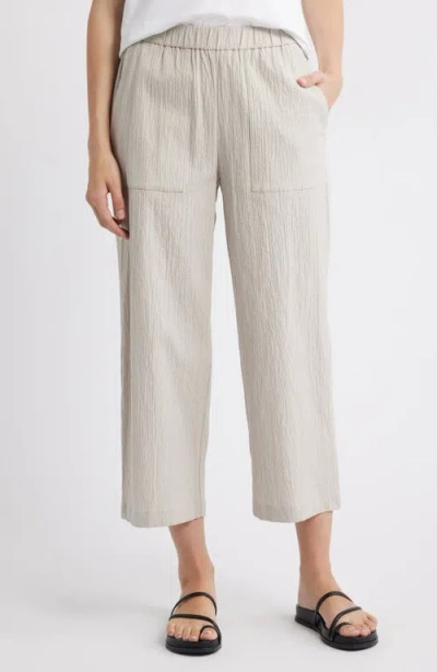 Eileen Fisher Stretch Organic Cotton Crop Pants
