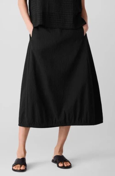 EILEEN FISHER EILEEN FISHER STRETCH ORGANIC COTTON LANTERN SKIRT