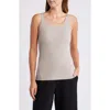 Eileen Fisher Stretch Organic Cotton Tank In Dove