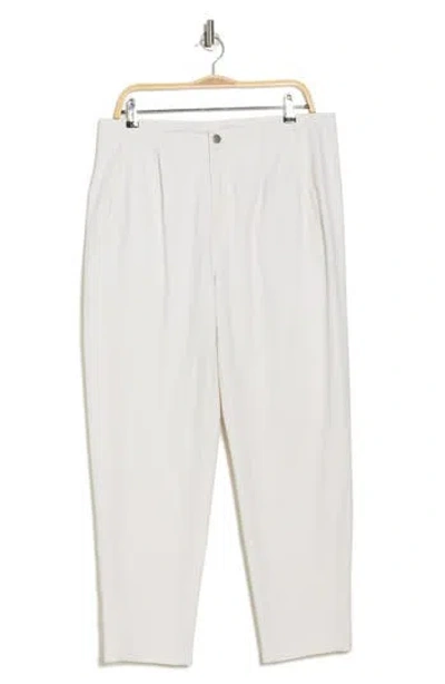 Eileen Fisher Stretch Organic Cotton Tapered Ankle Jeans In Undyed Natural