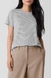 Eileen Fisher Stripe Organic Linen T-shirt