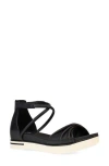 Eileen Fisher Suvi Crisscross Grip Wedge Sandals