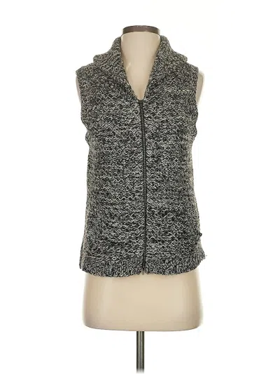 Pre-owned Eileen Fisher Sweater Vest In Gray
