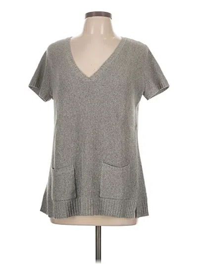Pre-owned Eileen Fisher Sweater Vest In Gray