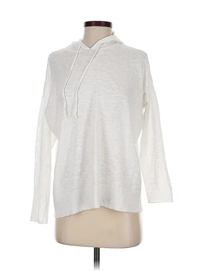 Pre-owned Eileen Fisher Sweatshirt In White