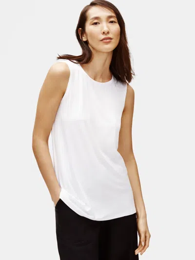EILEEN FISHER SYSTEM FINE JERSEY CREW NECK SHELL