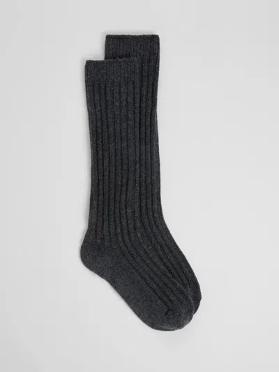 Eileen Fisher Tall Rib Slouch Sock In Blue