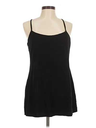 Pre-owned Eileen Fisher Tank Top Black Halter Neckline Tops