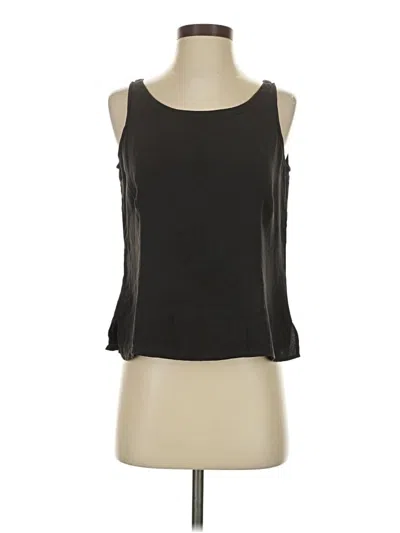 Pre-owned Eileen Fisher Tank Top Black Strapless Neckline Tops