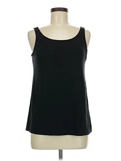 Pre-owned Eileen Fisher Tank Top Black Strapless Neckline Tops