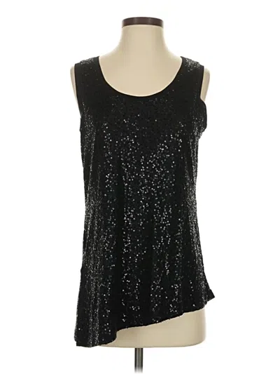 Pre-owned Eileen Fisher Tank Top Black Strapless Neckline Tops