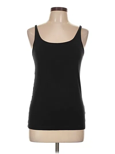 Pre-owned Eileen Fisher Tank Top Black Strapless Neckline Tops