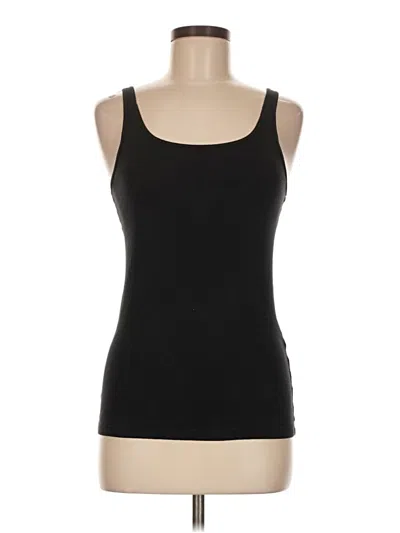 Pre-owned Eileen Fisher Tank Top Black Strapless Neckline Tops