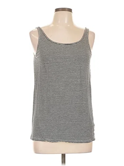 Pre-owned Eileen Fisher Tank Top Gray Square Neckline Tops