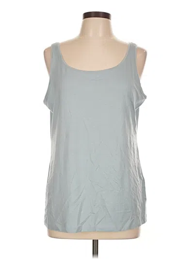 Pre-owned Eileen Fisher Tank Top Gray Strapless Neckline Tops