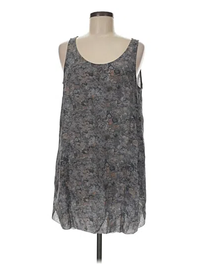 Pre-owned Eileen Fisher Tank Top Gray Strapless Neckline Tops