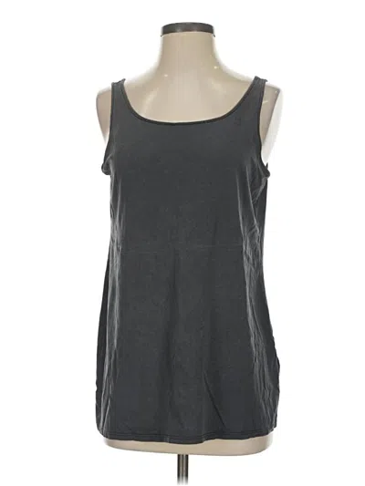 Pre-owned Eileen Fisher Tank Top Gray Strapless Neckline Tops
