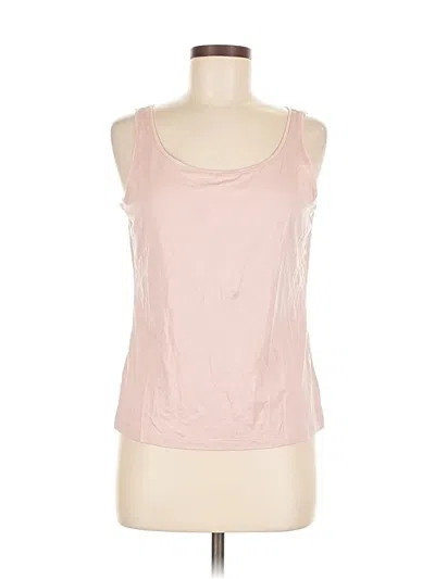 Pre-owned Eileen Fisher Tank Top Pink Strapless Neckline Tops