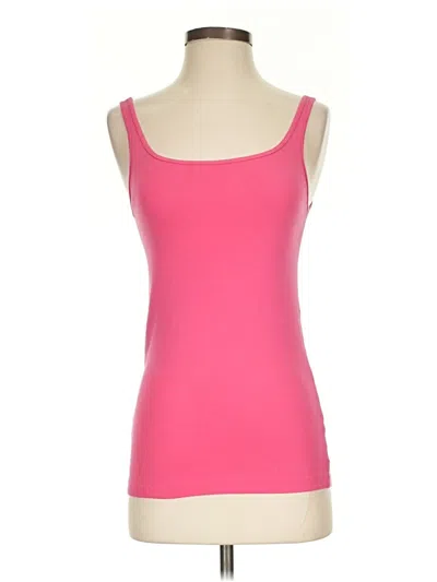 Pre-owned Eileen Fisher Tank Top Pink Strapless Neckline Tops